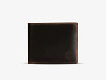 Brown Italian Leather Smart Wallet with GPS Tracking and Bluetooth Anti-Loss Technology
