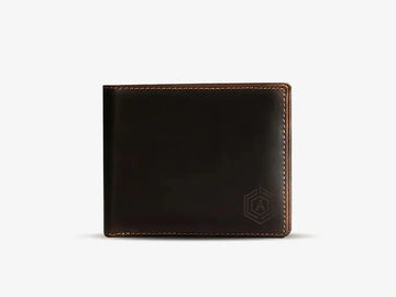 Brown Italian Leather Smart Wallet with GPS Tracking and Bluetooth Anti-Loss Technology