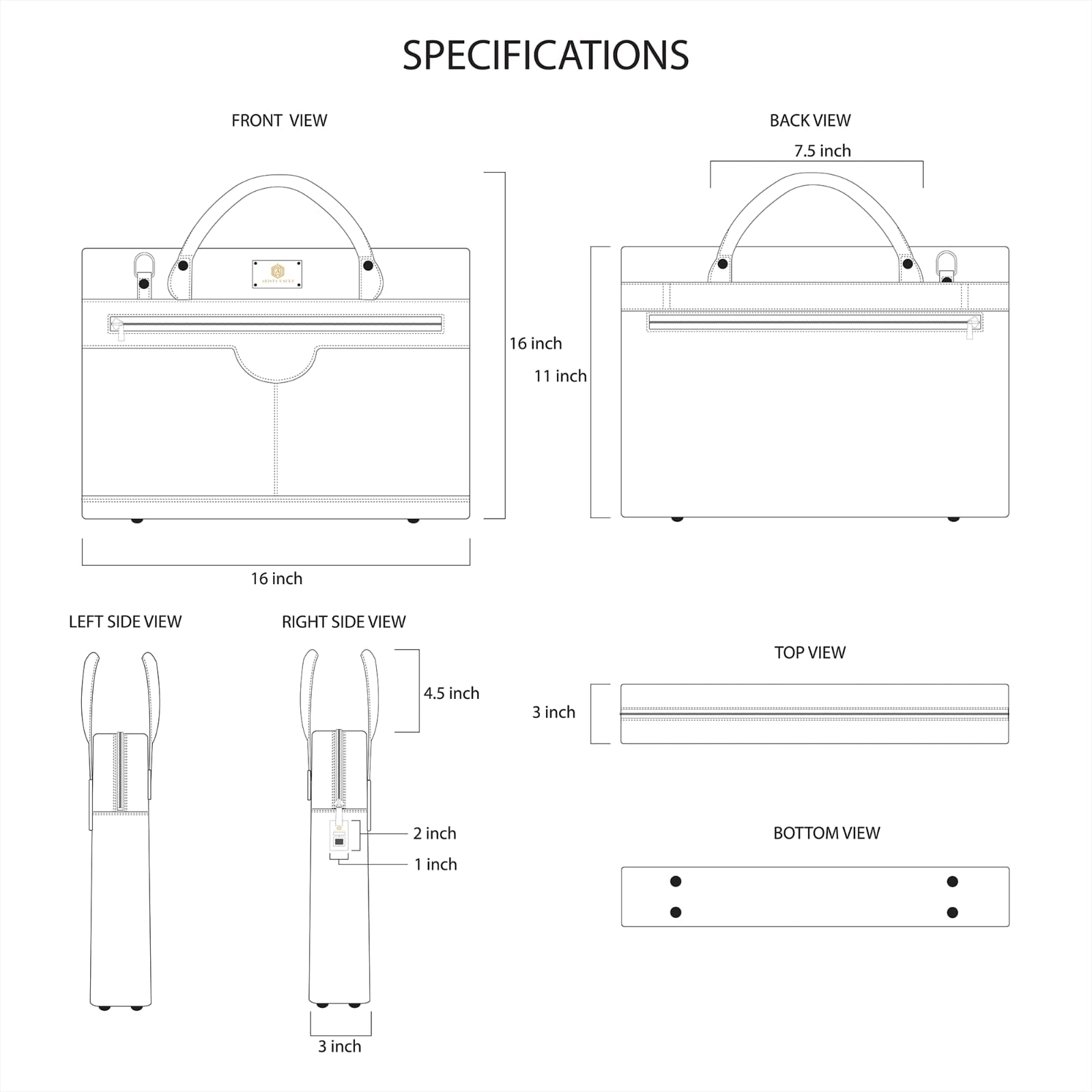Croc-Textured Fingerlock Bag Arista Vault