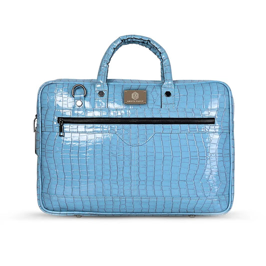 Croc-Textured Fingerlock Bag Arista Vault