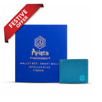 Traveller Wallet | Tracker Wallet | Anti Theft (Blue) Intellux Blu