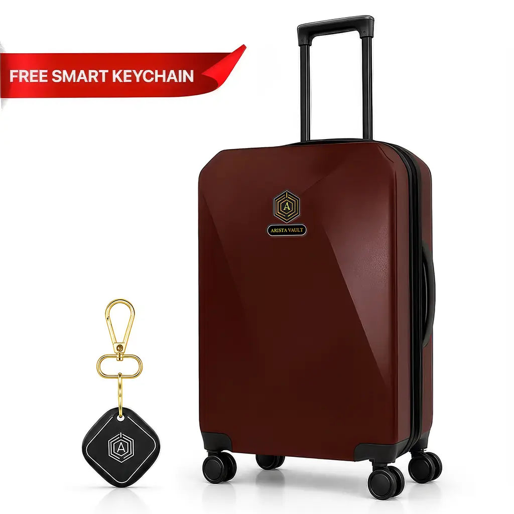 Arista Spot - Luggage Maroon + Free Keychain