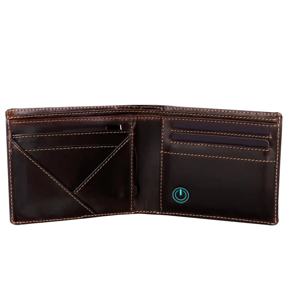 Wallet-bot Classic | Smart wallet | Inbuilt Powerbank (Brown) Arista Vault